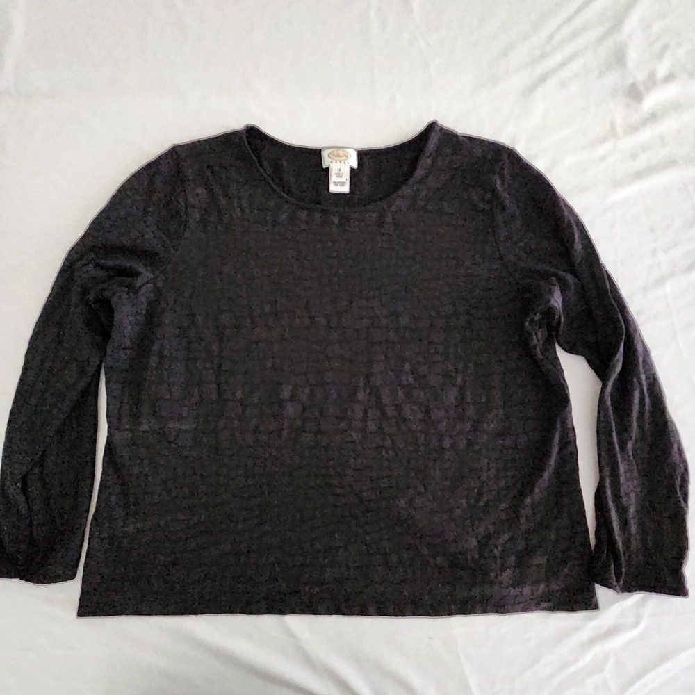 Talbots Lightweight Black Sweater Women's XL